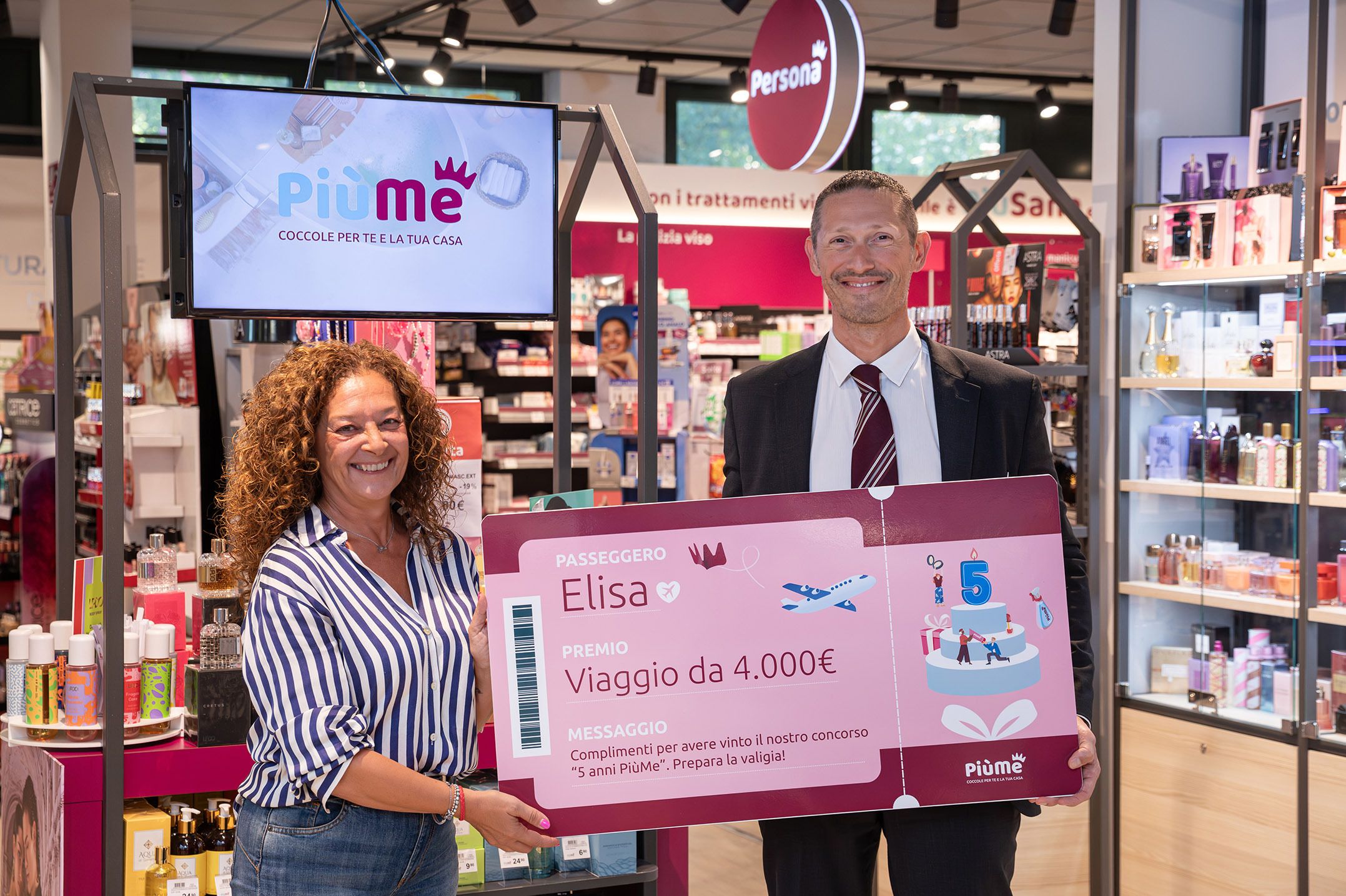 Vincitrice viaggo concorso PIUME